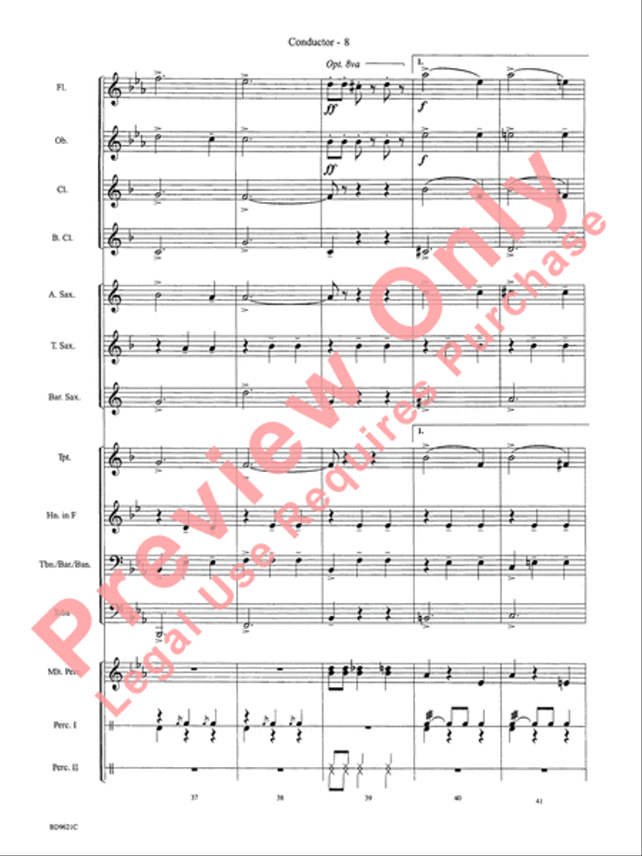Waltz of the Flowers (from The Nutcracker Suite) Concert Band scores gallery preview page 11