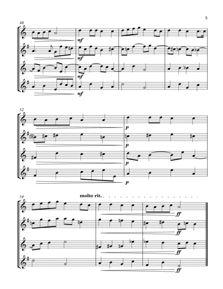 Hatikvah (Sax Quartet SATB) image number null