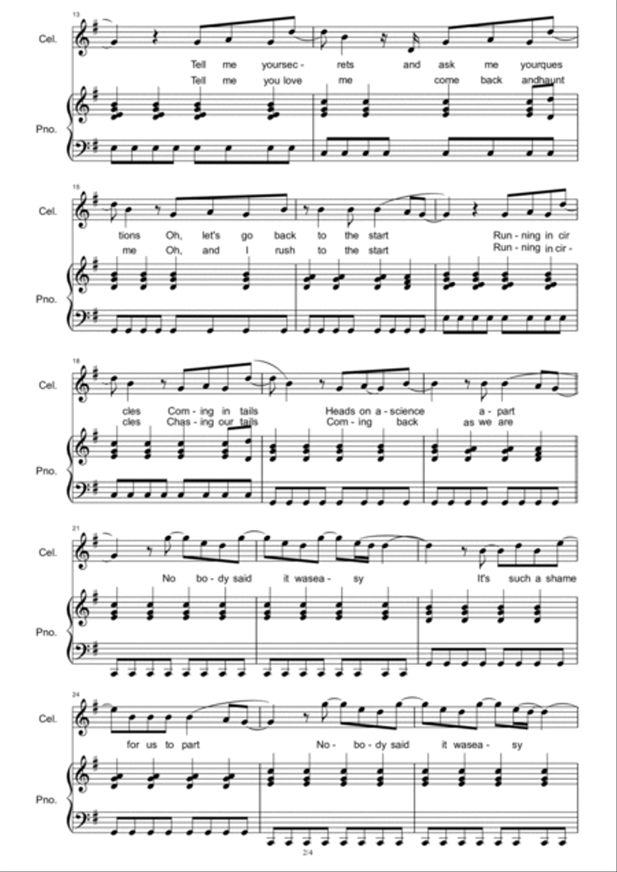 The Scientist Voice scores gallery preview page 2