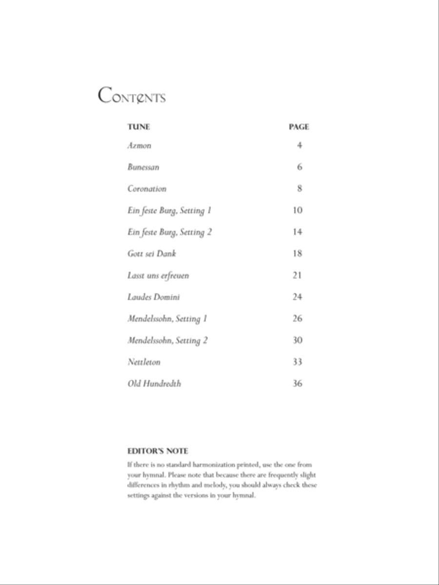 Laudes Domini: 10 Hymn Introductions and Harmonizations for Organ, Volume 2 Organ scores gallery preview page 3