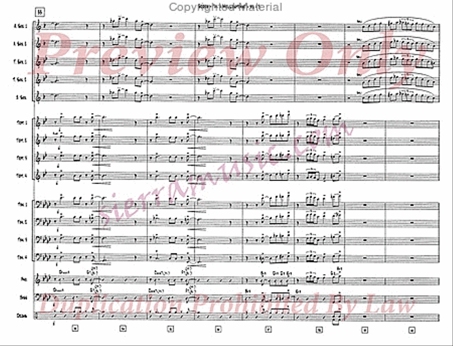 In A Mellow Tone Big Band scores gallery preview page 6