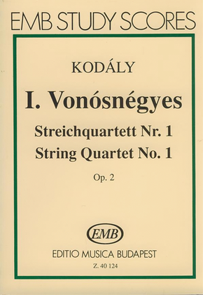 Book cover for Streichquartett Nr. 1 op. 2