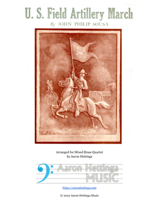 Book cover for U.S. Field Artillery March - “Caisson Song” Excerpt - For Brass Quartet