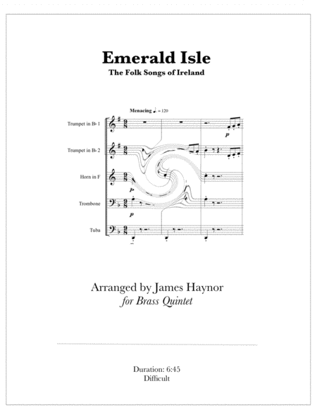 Emerald Isle - The Folk Songs of Ireland for Brass Quintet image number null