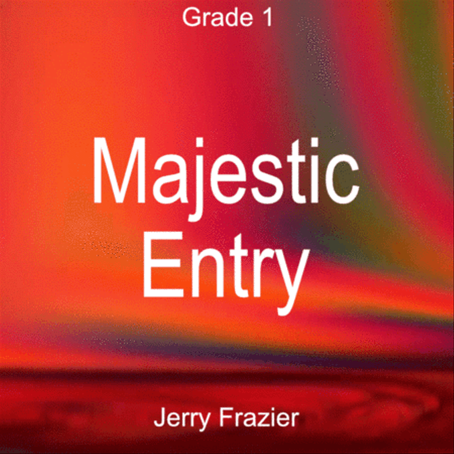 Majestic Entry Concert Band scores gallery preview page 1