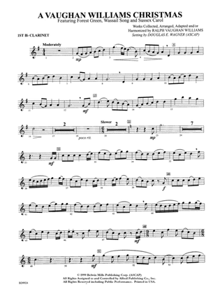 A Vaughan Williams Christmas: 1st B-flat Clarinet