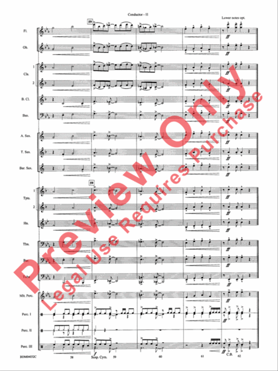 Caribbean Christmas Concert Band scores gallery preview page 13