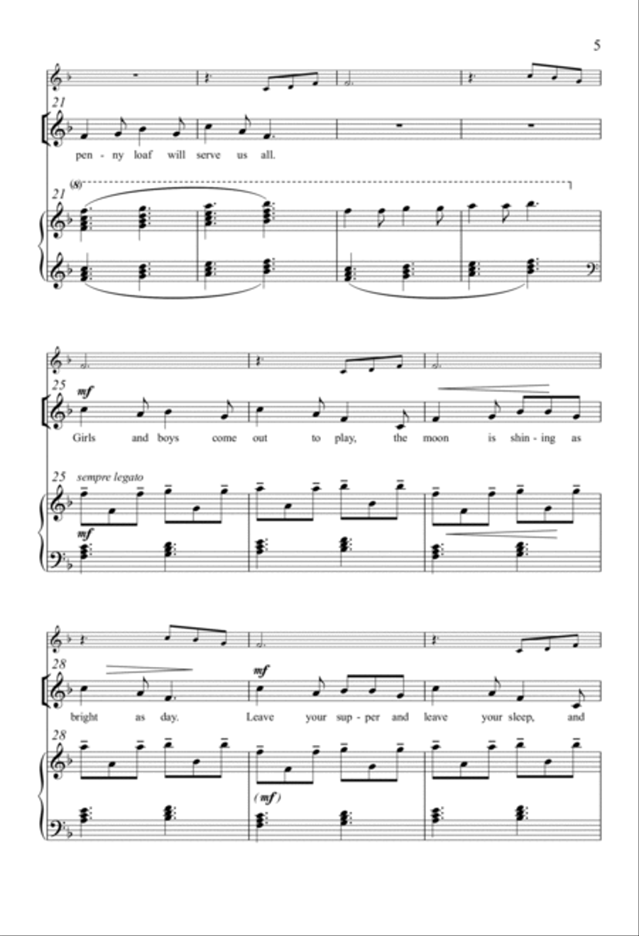Come Out To Play Choir scores gallery preview page 3