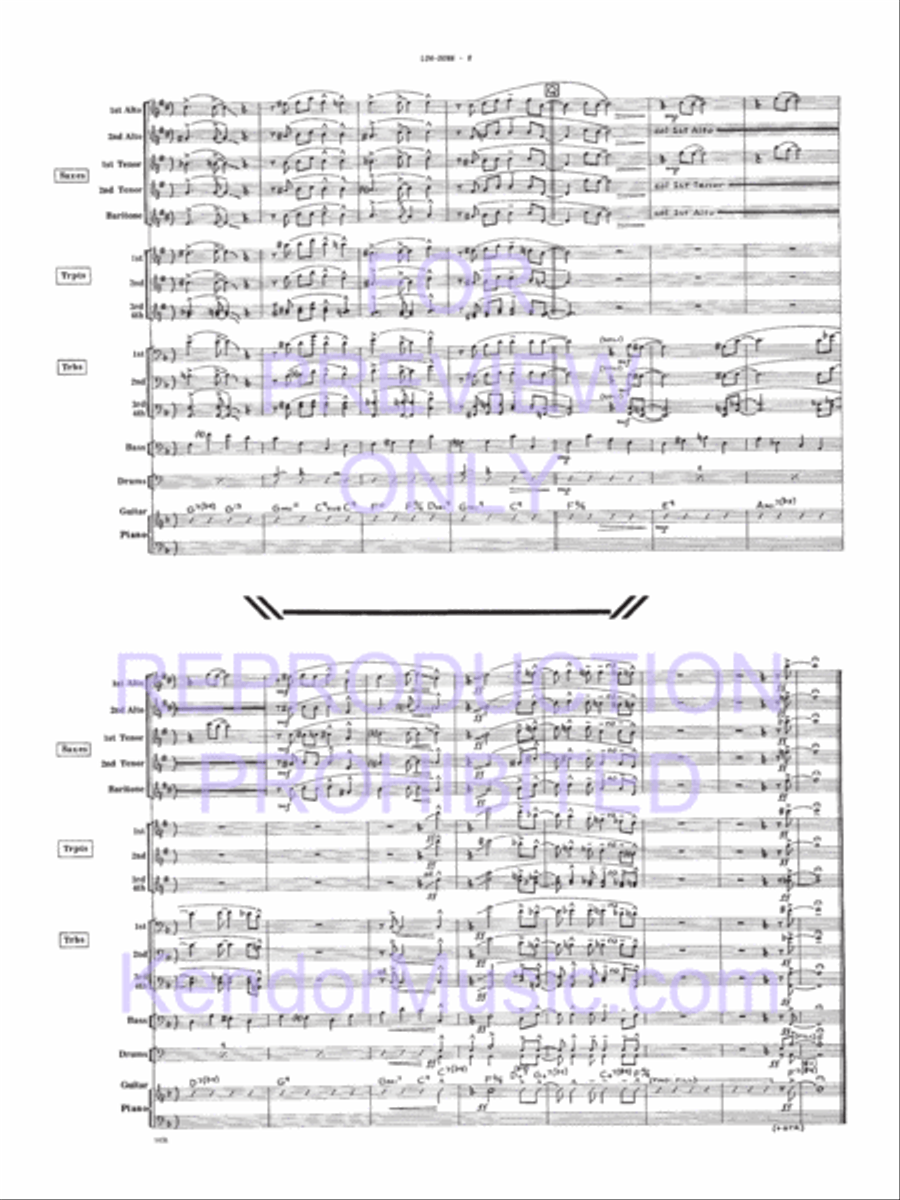 Low-Down Jazz Ensemble scores gallery preview page 9