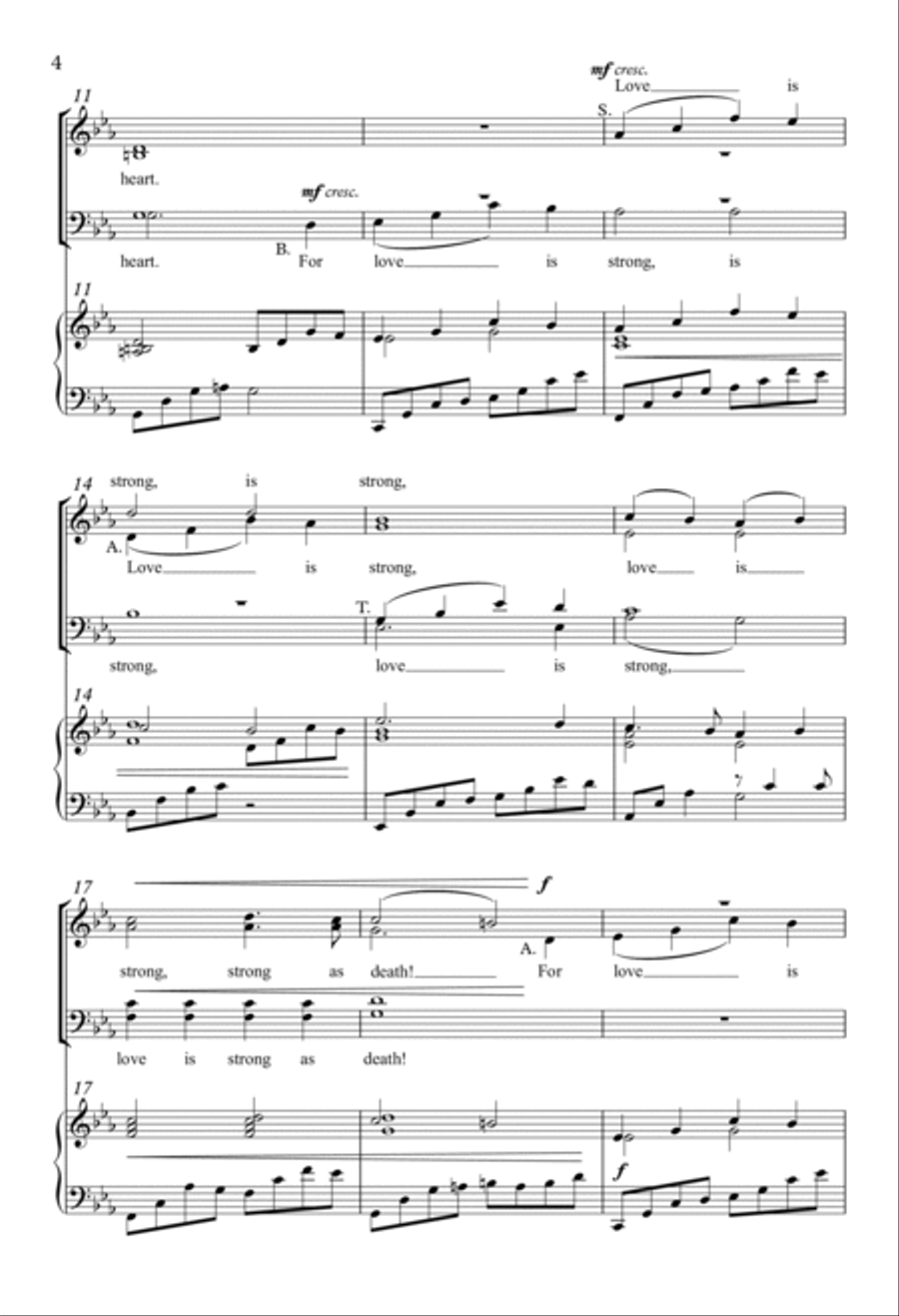 Set Me as a Seal Set Me as a Seal 4-Part scores gallery preview page 2