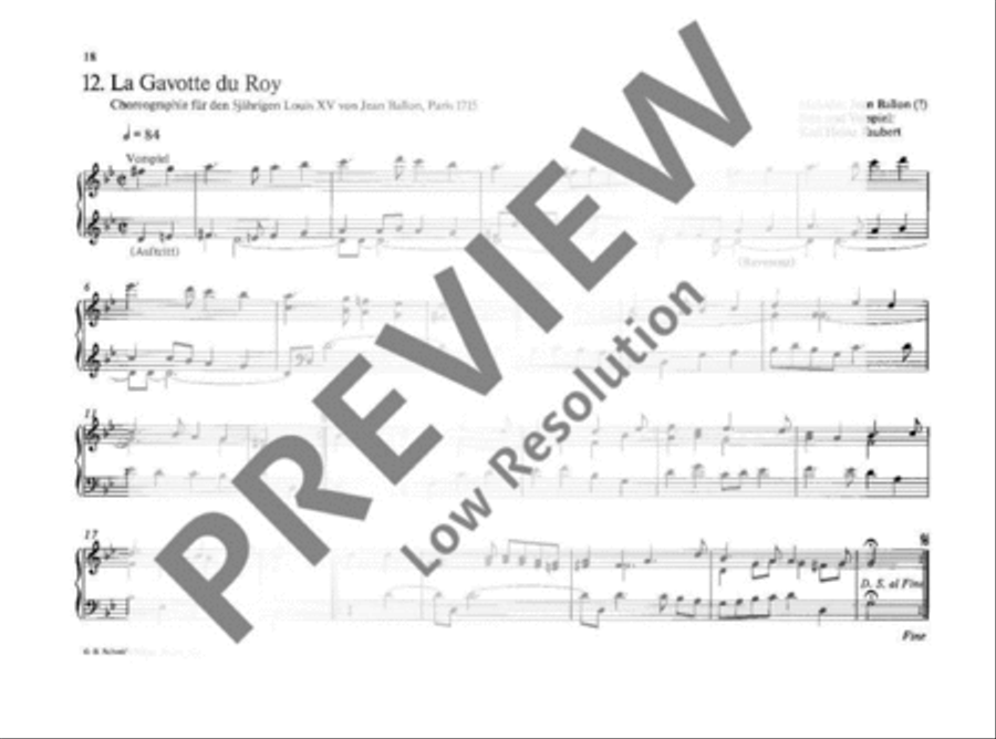 Historische Tänze Piano scores gallery preview page 19