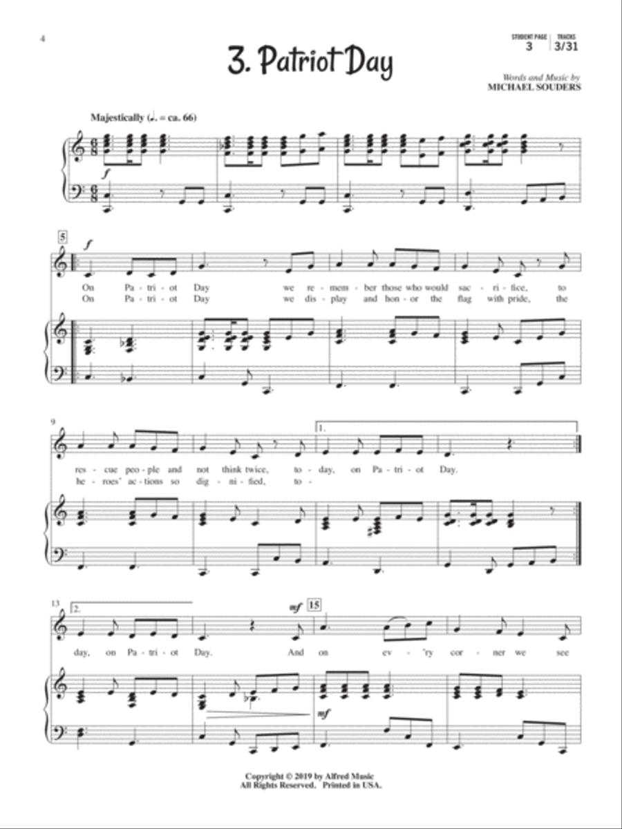 A Year in Unison Unison Choir scores gallery preview page 3