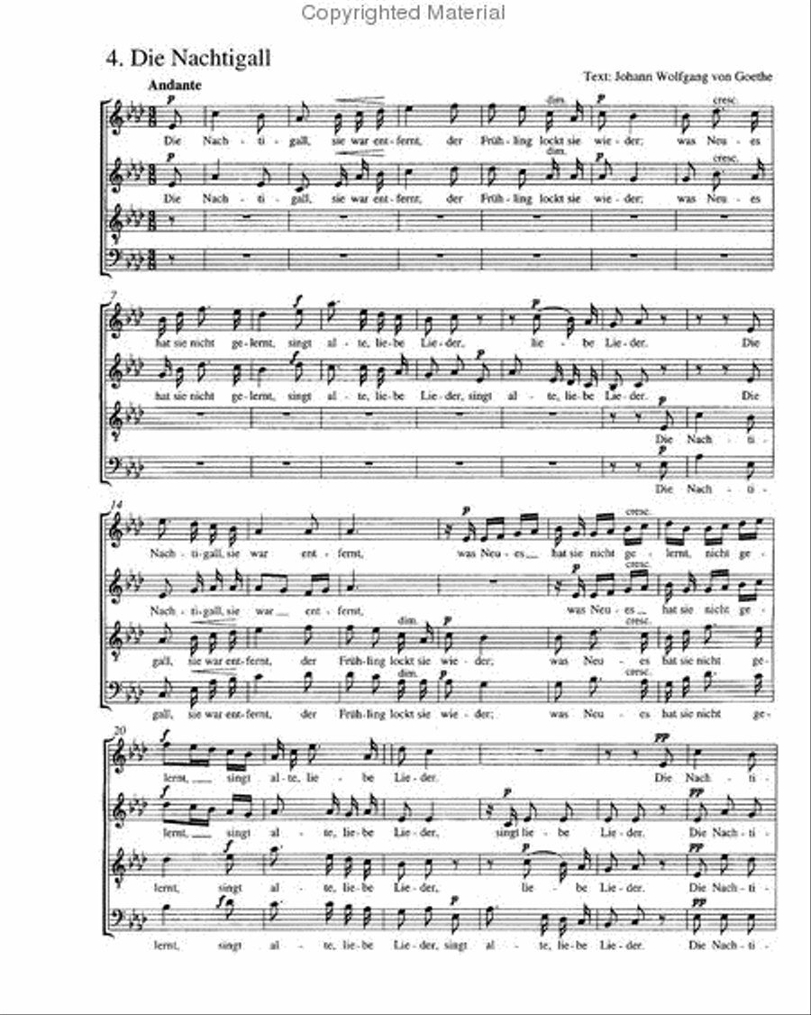 Im Freien zu singen (Heft 3) Choir scores gallery preview page 3