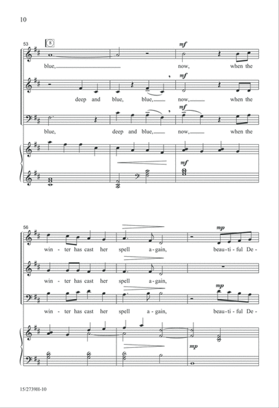 Beautiful December 3-Part scores gallery preview page 11