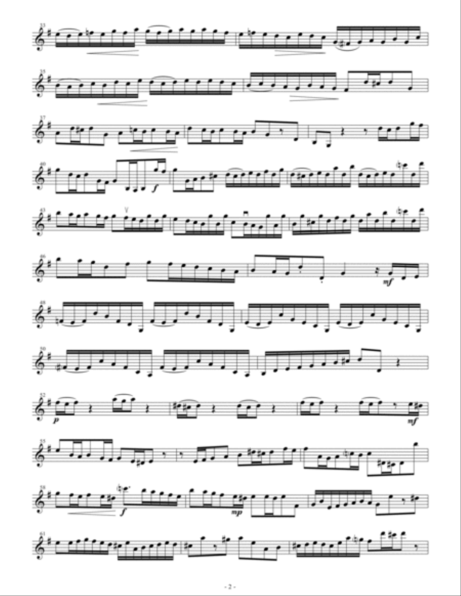 Brandenburg Concerto No.3 First Movement (arranged for String Trio) String Trio scores gallery preview page 2