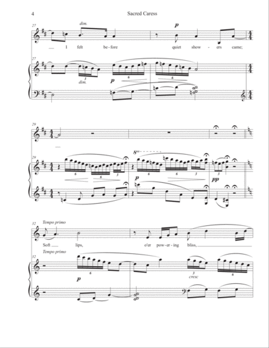 Three Dimensions of Love Voice scores gallery preview page 6