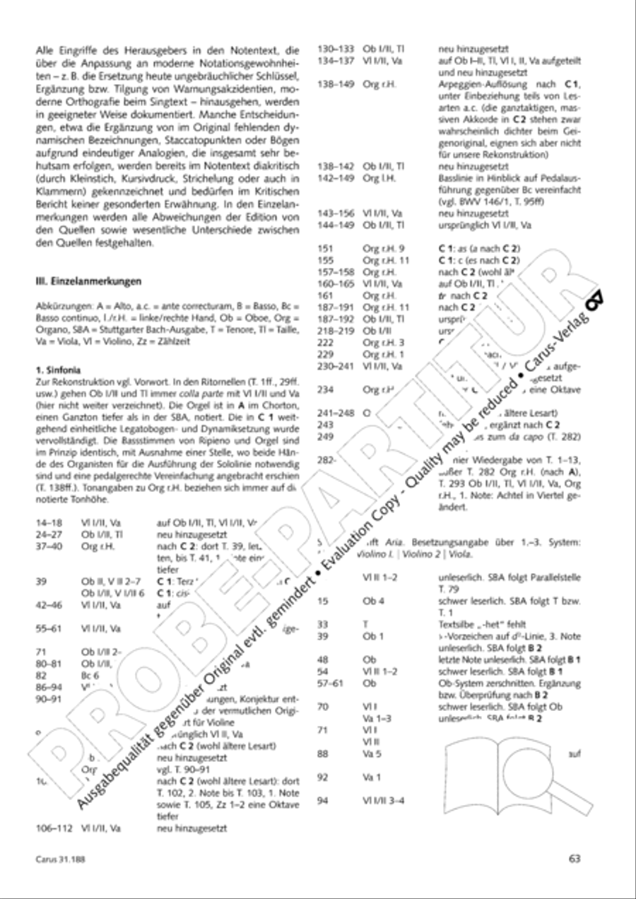 I have placed all my confidence (Ich habe meine Zuversicht) 4-Part scores gallery preview page 64