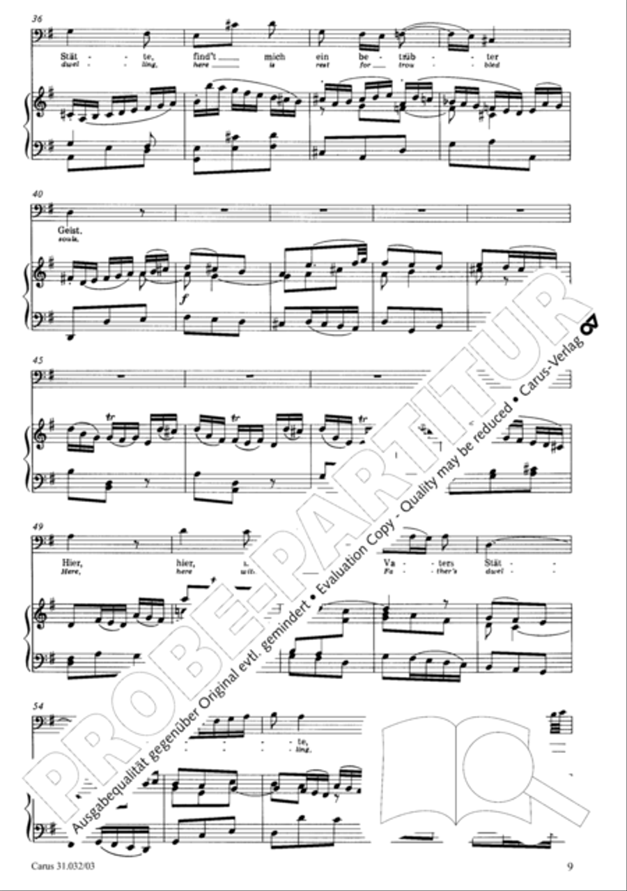 Dearest Jesus, sore I need Thee (Liebster Jesu, mein Verlangen) 4-Part scores gallery preview page 10