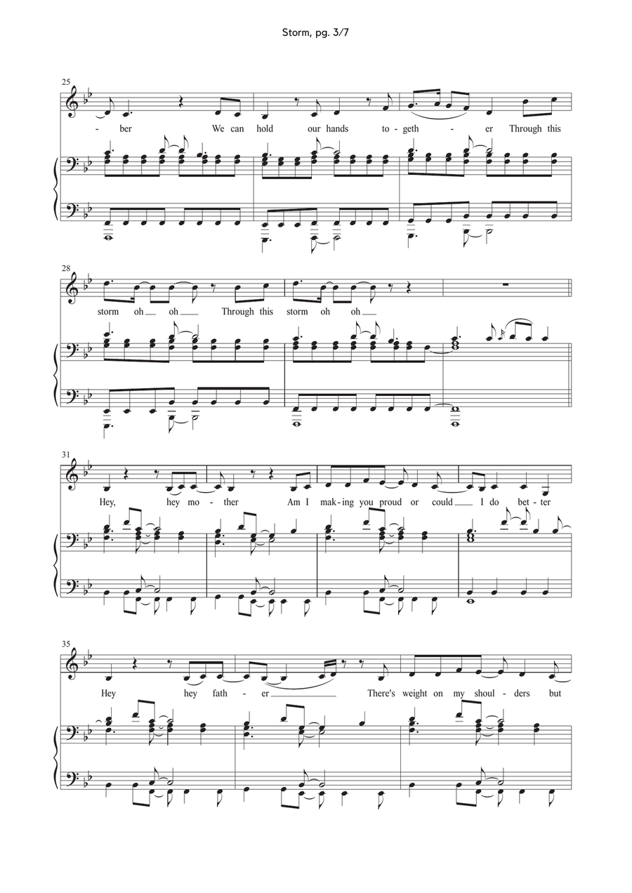 Storm (surie) Voice scores gallery preview page 3