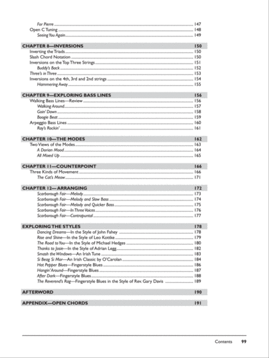 Complete Fingerstyle Guitar Method Complete Edition Acoustic Guitar scores gallery preview page 11