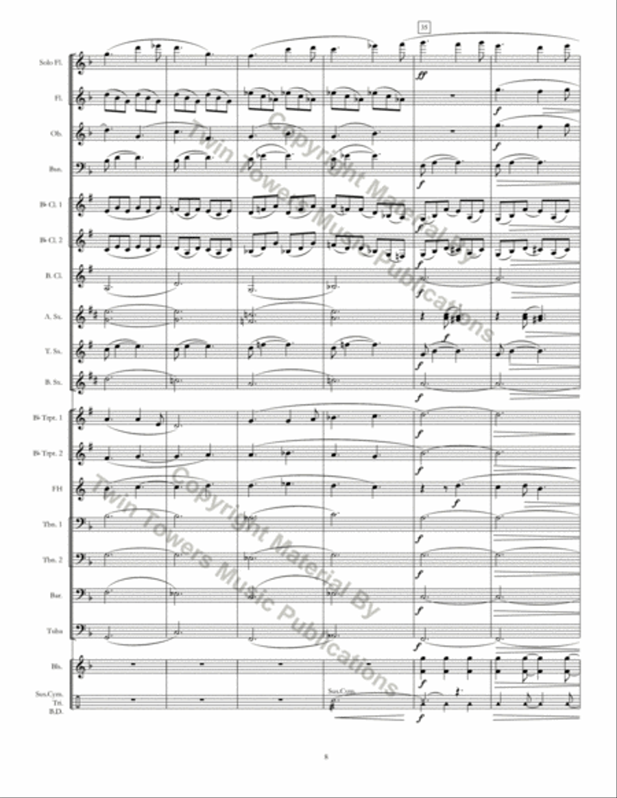 Pastorale Concert Band scores gallery preview page 9