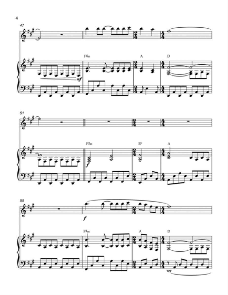 Meet Me In The Woods Flute Solo scores gallery preview page 4
