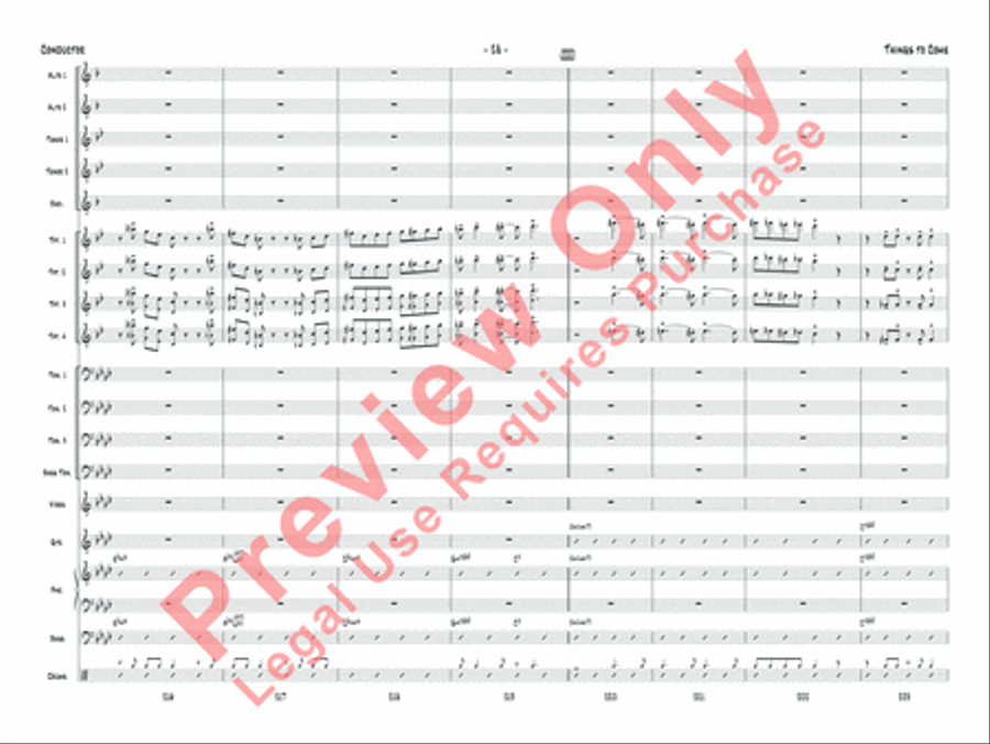 Things to Come Things to Come Jazz Ensemble scores gallery preview page 29