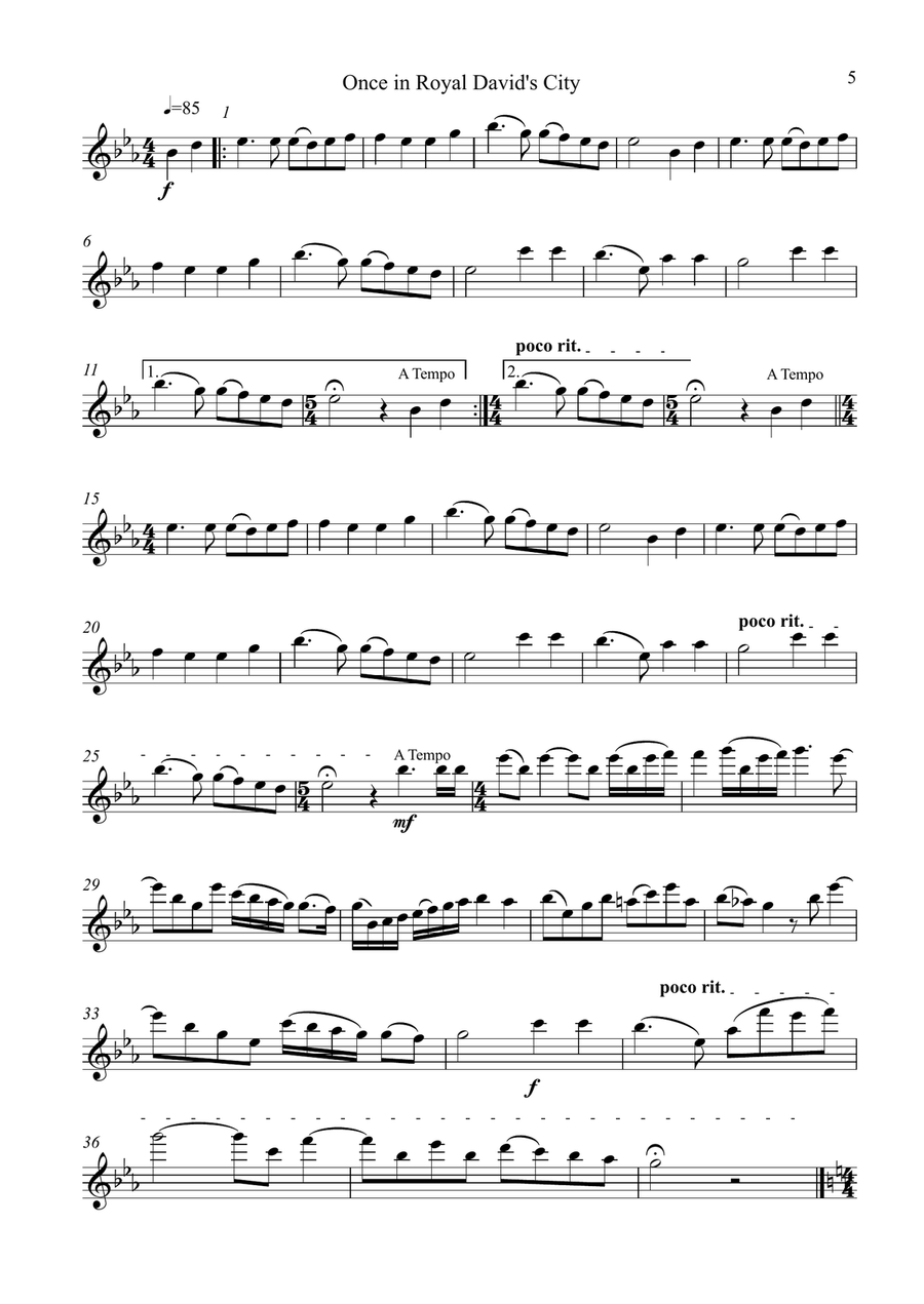 10 Christmas Carol Favourites (Flute Duets) Flute Duet scores gallery preview page 5