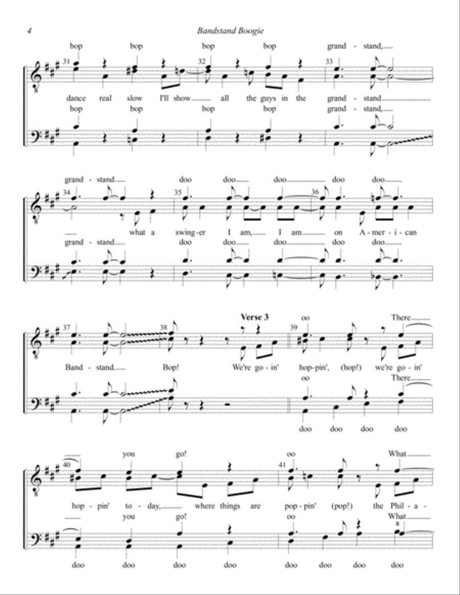 Bandstand Boogie TTBB scores gallery preview page 4