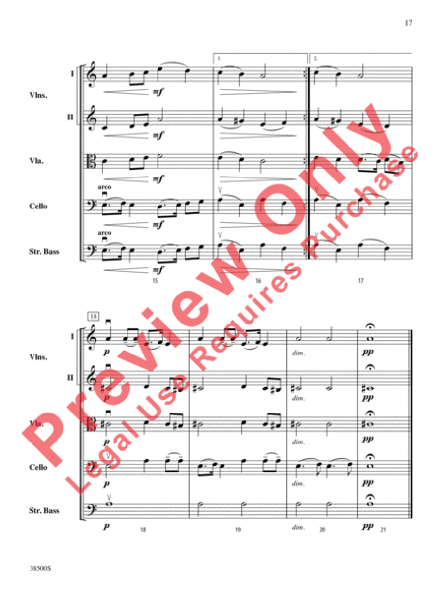 Nordic Suite String Orchestra scores gallery preview page 18