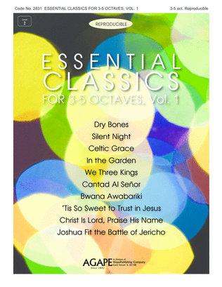 Book cover for Essential Classics for 3-5 Octaves, Vol. 1 (Reproducible)-Digital Download
