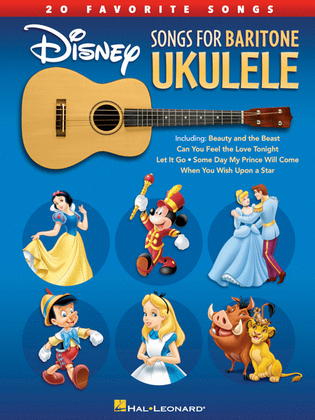 Book cover for Disney Songs for Baritone Ukulele