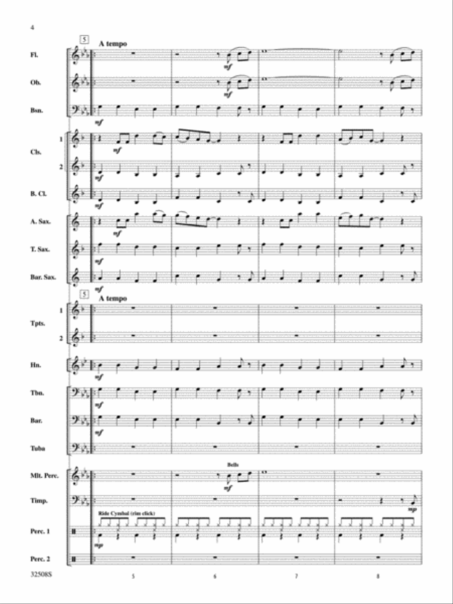 21 Guns Concert Band scores gallery preview page 3