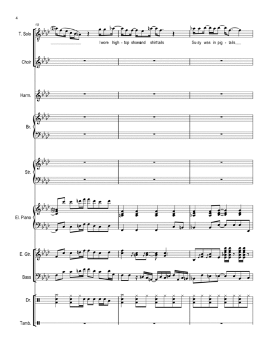 I Was Made To Love Her Choir scores gallery preview page 4