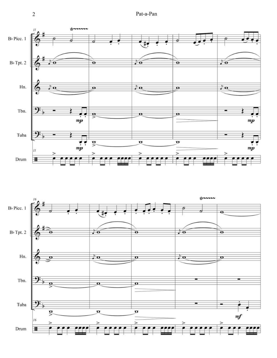 Pat-a-Pan Chamber Music scores gallery preview page 6
