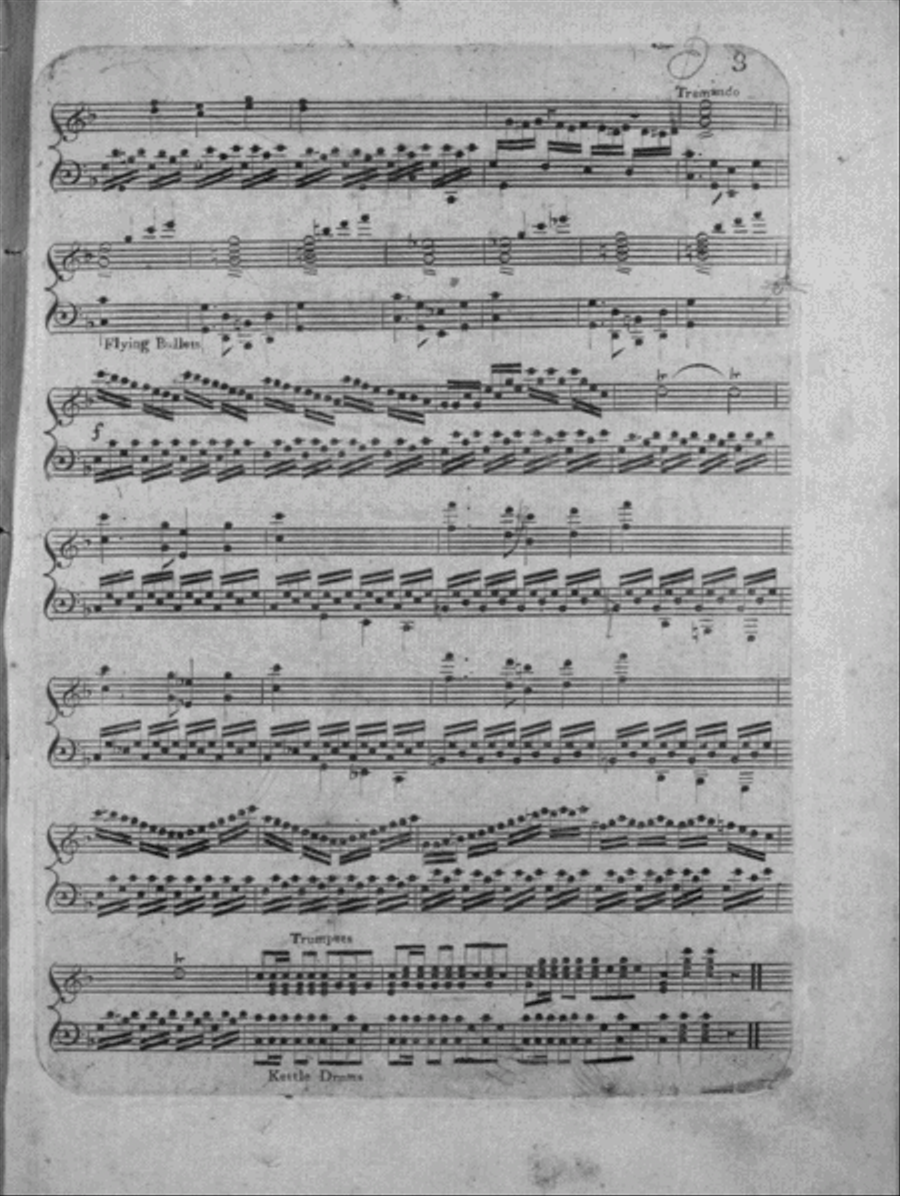 The Battle of Prague. A Favourite Sonata for the Piano Forte or Harpsichord Harpsichord scores gallery preview page 3