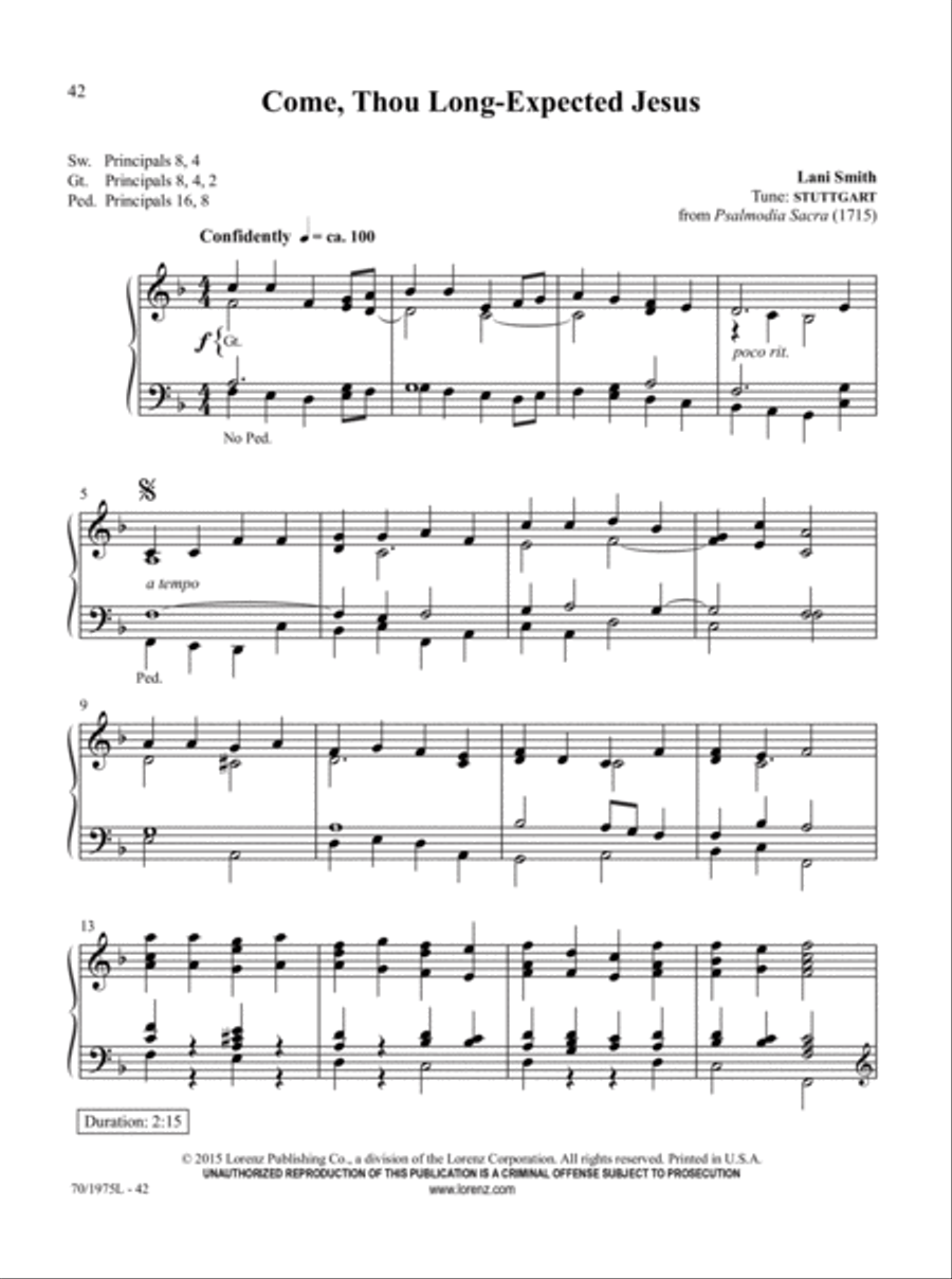 Easy Organ Library, Vol. 60 Organ Solo scores gallery preview page 17