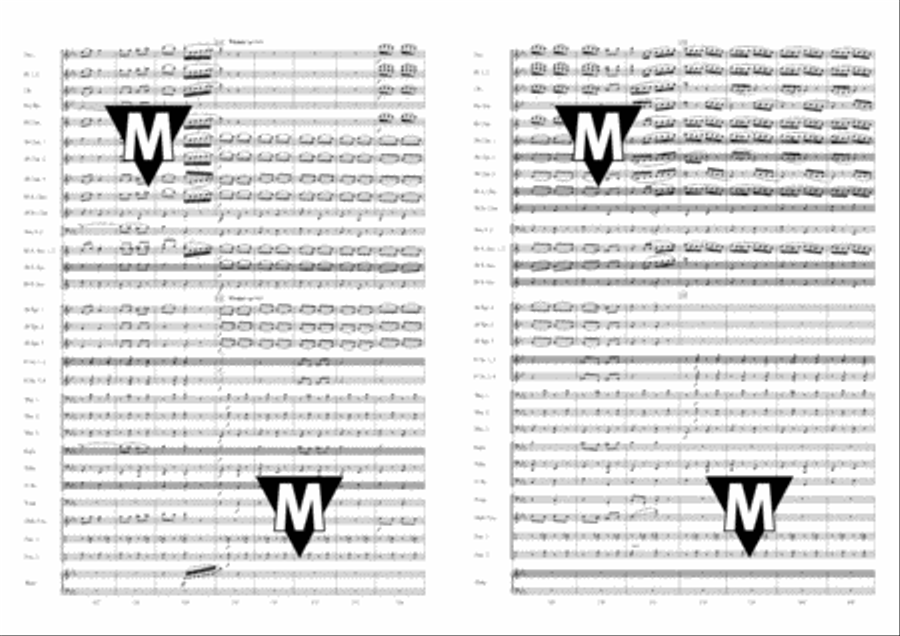 Old Russian Romances Concert Band scores gallery preview page 23