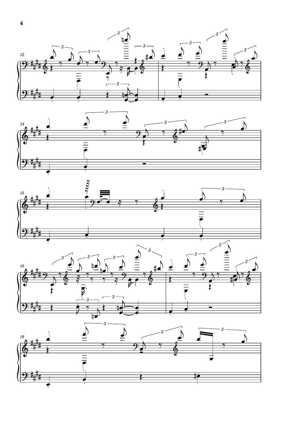 WAV Piano Solo scores gallery preview page 4