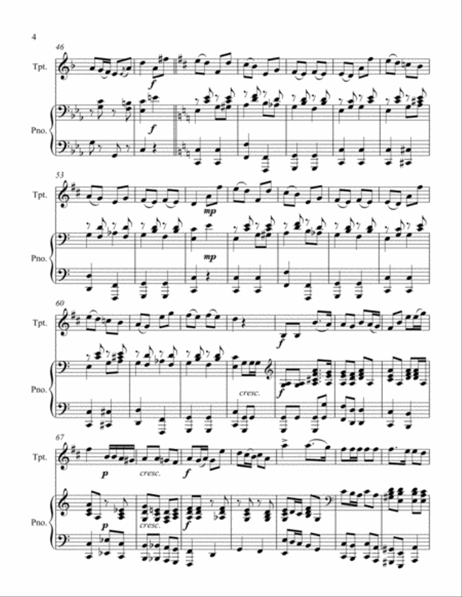 Helen Polka Trumpet Solo scores gallery preview page 4