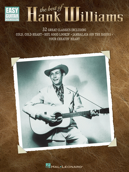 The Best Of Hank Williams - Easy Guitar by Hank Williams Electric Guitar - Sheet Music