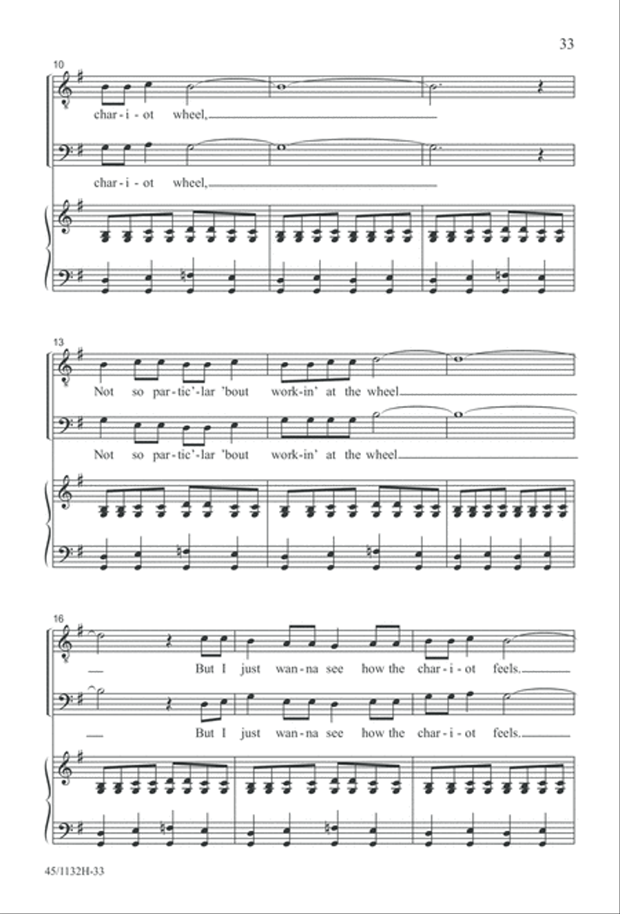 Singable Solutions for TB Choirs TB scores gallery preview page 33