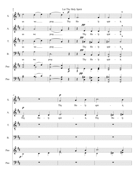 Let Thy Holy Spirit (SATB) image number null