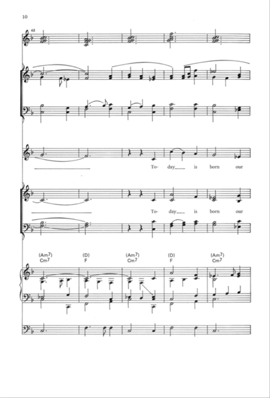 Today Is Born Our Savior Today Is Born Our Savior 4-Part scores gallery preview page 11