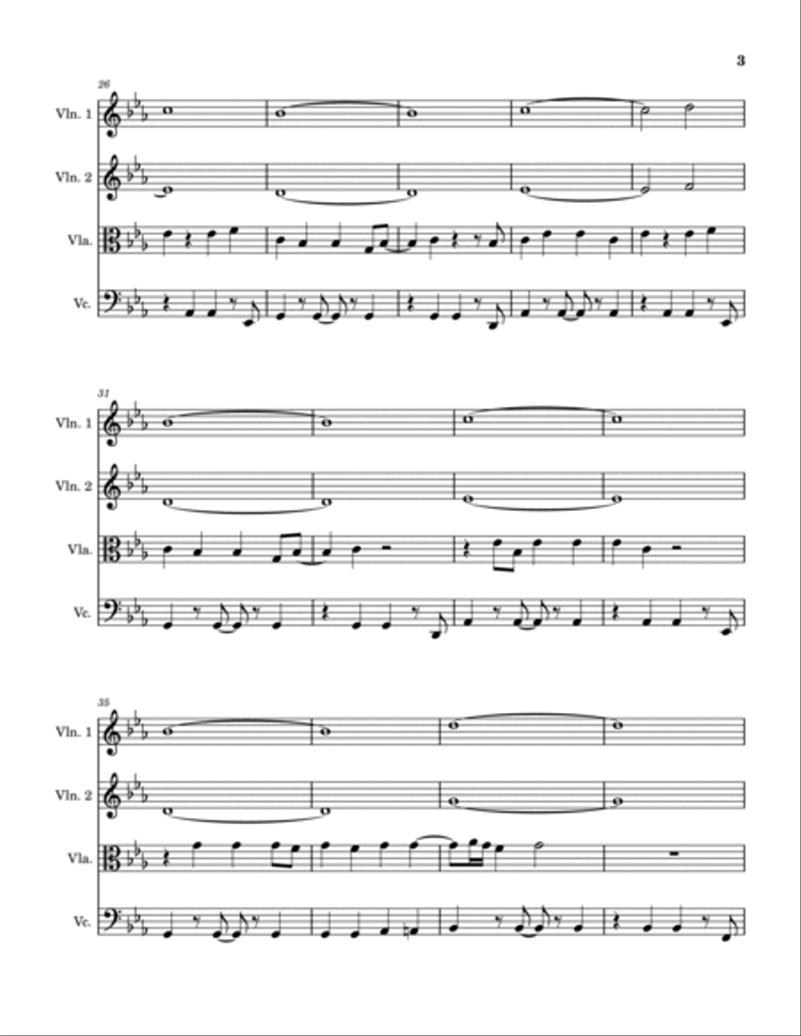 Valerie String Quartet scores gallery preview page 3