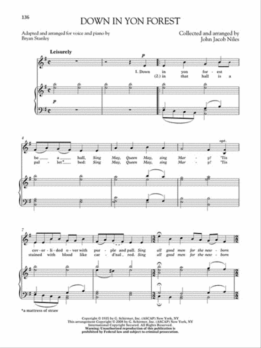 Songs of John Jacob Niles – Revised and Expanded Edition High Voice scores gallery preview page 9