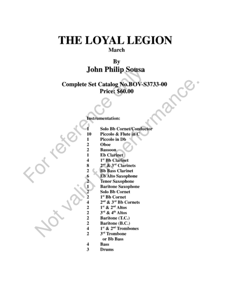 The Loyal Legion image number null