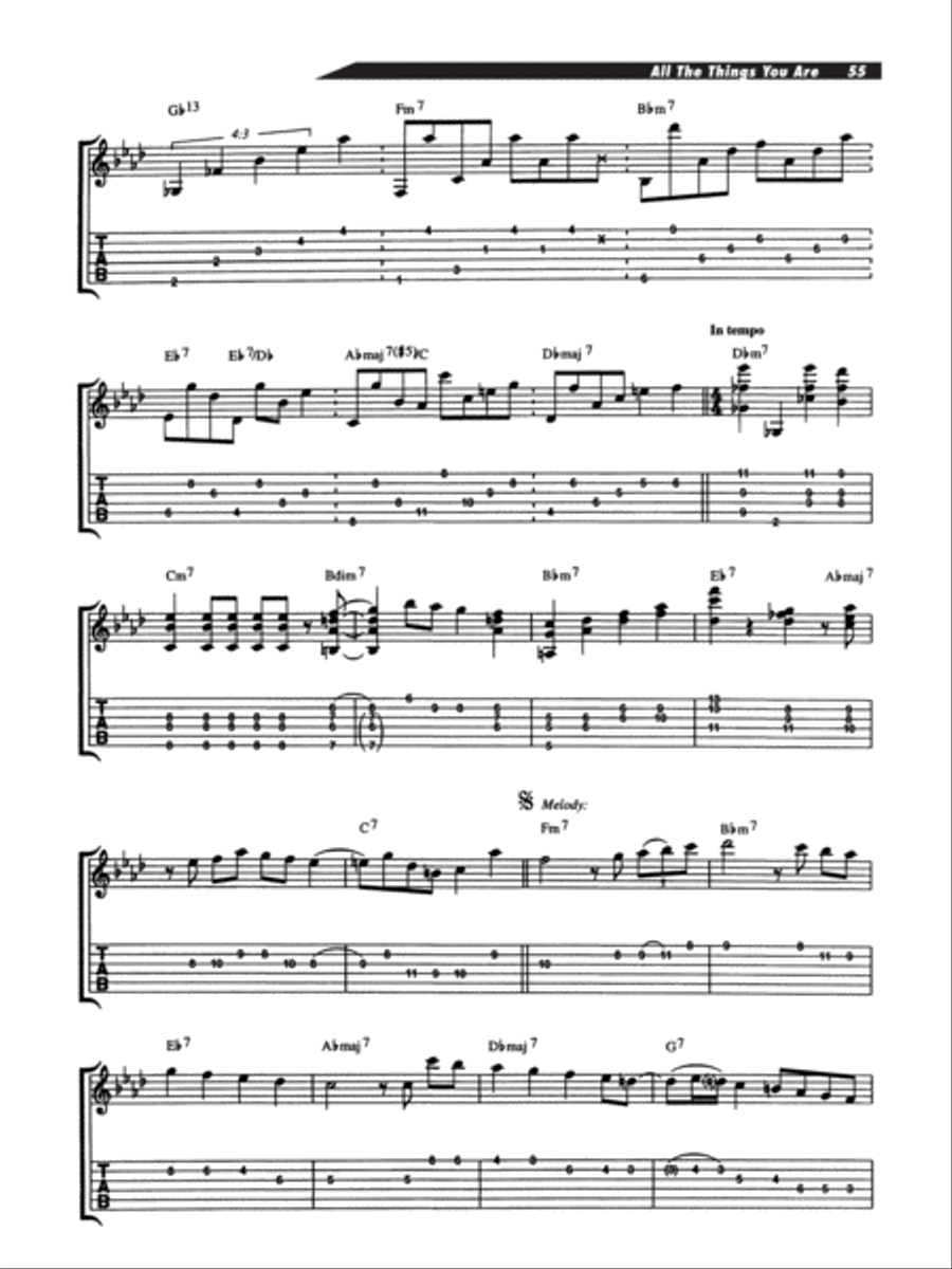 Joe Pass -- On Guitar Electric Guitar scores gallery preview page 56