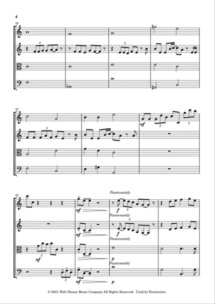 Dos Oruguitas String Quartet scores gallery preview page 4