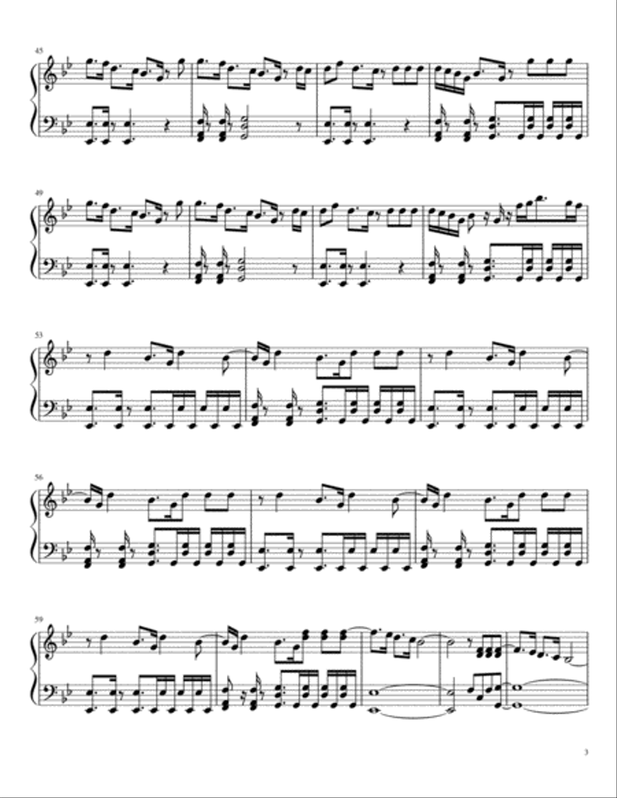 Go Easy Piano Solo scores gallery preview page 3